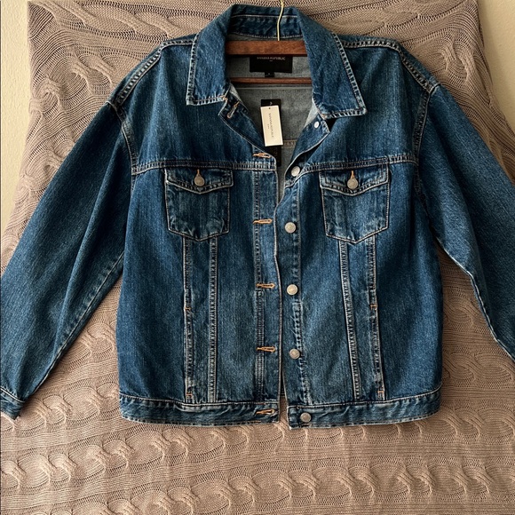 Banana Republic Jackets & Blazers - SOLD- Banana Republic Blue Jean Jacket